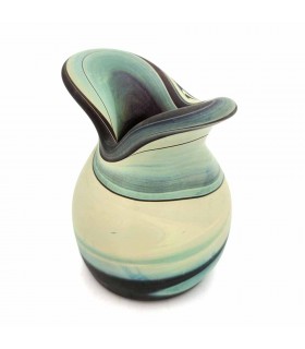 Jarrón Florero Decorativo Cristal de Murano Artesanal Siria - Acabado Mate Multiusos Modelo 49